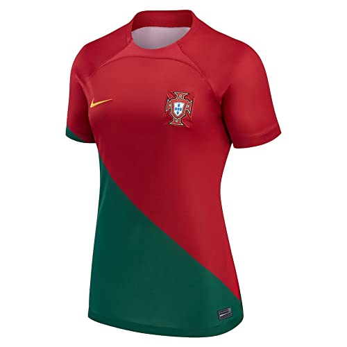 Nike 2022-2023 Portugal Home Football Soccer T-Shirt Jersey (Ladies)