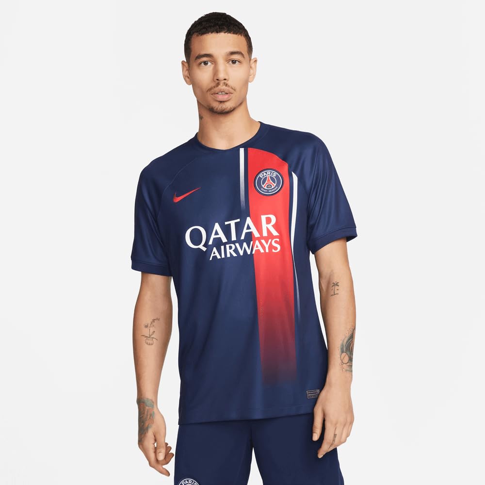 Nike 2023-2024 PSG Home Football Soccer T-Shirt Jersey